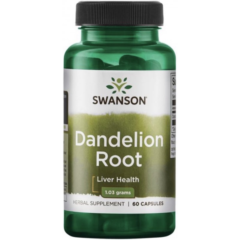 Swanson Dandelion Root 60 kapslit foto
